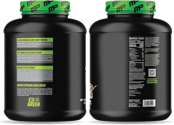 MusclePharm Combat 100% Whey Protein Powder Cookies ‘N’ Cream Flavor Fast Recovery &amp Muscle Gain with Whey Protein Isolate High Protein Powder for Women &amp Men Gluten Free 5 lb 69 Serving