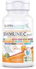Quercetin 1000mg Vitamin C 1000mg Zinc 50mg Vitamin D3 5000iu Selenium Copper Acerola Ginger Rutin Bitter Orange Rose Hips Echinacea Immune C Plus 14 in 1 Immune C Plus (120 Count)