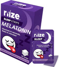 Riize Sleep Strips Fast Acting Dissolvable Oral Supplement with 5mg Melatonin Valerian Root L-Theanine Vitamin B6 Natural Flavors Vegan (30 Count)