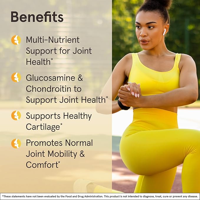 Jarrow Formulas Glucosamine Chondroitin and MSM Capsules Joint Support Supplement with Vitamin C and Manganese Bone &amp Joint Health 120 Capsules 30 Day Supply