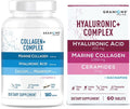Granions Collagen Complex Calcium Magnesium and Collagen Hyaluronic Complex Wellness &amp Beauty Bundle