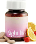O'slab Nightlitol Night Mints – Korean Viral Sleep &amp Relaxation Support – Plant-Derived Melatonin (2mg) from Tomato Extract &amp L-Theanine 200mg – Lemon Peppermint Chewable Mints 30 Count