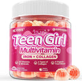 Methylated Multivitamin Gummies for Teen Girls 12-17 Methylfolate Iron Collagen D3 K2 Magnesium Zinc Daily Vitamins A C E B Complex for Teenager Growth Skin Bone Energy - Sugar Free 60 Cts