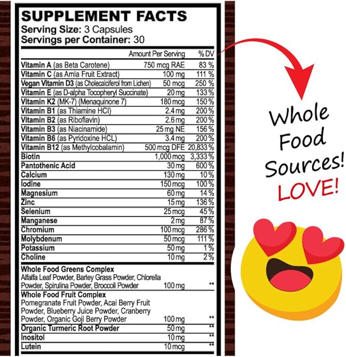 Vegan Omega 3 + Multivitamin + Tart Cherry Capsules Bundle