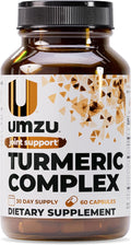 UMZU Turmeric Curcumin Supplement (30 Day Supply) – Bromelain Boswellia &amp BioPerine Black Pepper Blend – Turmeric Supplement for Joint Support &amp Immune Support Daily Wellness Support System