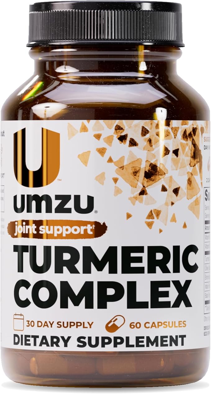 UMZU Turmeric Curcumin Supplement (30 Day Supply) – Bromelain Boswellia &amp BioPerine Black Pepper Blend – Turmeric Supplement for Joint Support &amp Immune Support Daily Wellness Support System