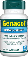 Genacol Bone &amp Joint – Calcium Vitamin D3 Boron &amp Ultra-Hydrolyzed Collagen Health Supplement Supports Bone Strength 90 Capsules (30-Day Supply)