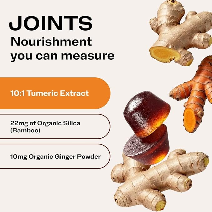 Vimergy NutriDense Fruitylicious Turmeric + Ginger Chewables Vegan No Artificial Sweeteners Gluten-Free Mobility &amp Joint Support 30 Servings (60 Count)
