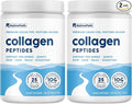 NativePath Collagen Peptides - Hydrolyzed Type 1 &amp 3 Collagen Powder for Skin Hair Nails - 8.8 oz (25 Servings) (Pack of 2)