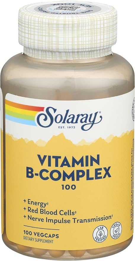 Solaray - B-Complex 100 mg 100 capsules