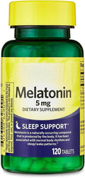SEDLAV Melatonin Tablets Dietary Supplement 5 mg 120 Count Sticker