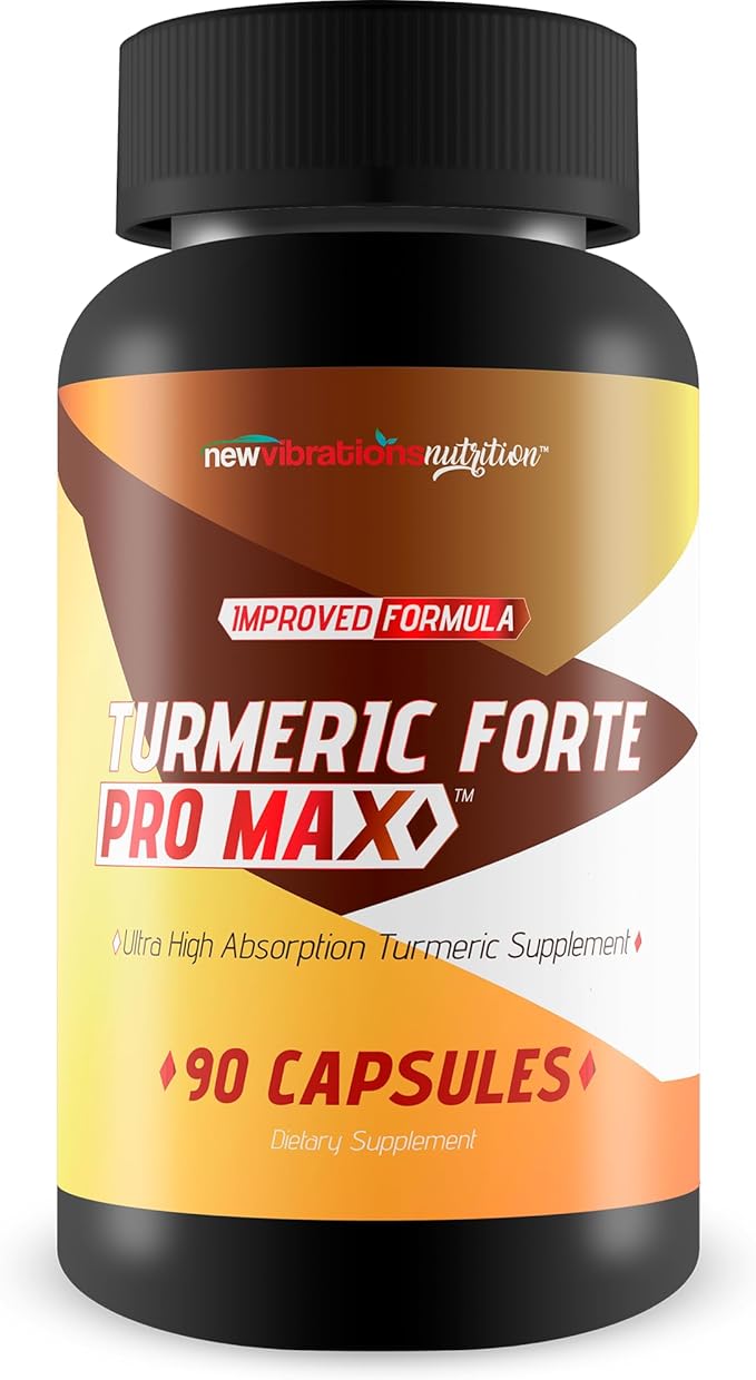 Turmeric Forte Pro Max - Extra Strength Ginger Turmeric with Black Pepper Zinc &amp Vitamin C - Our Best High Absorption Curcumin with Black Pepper - Zinc Vitamin C Curcumin Ginger Supplements