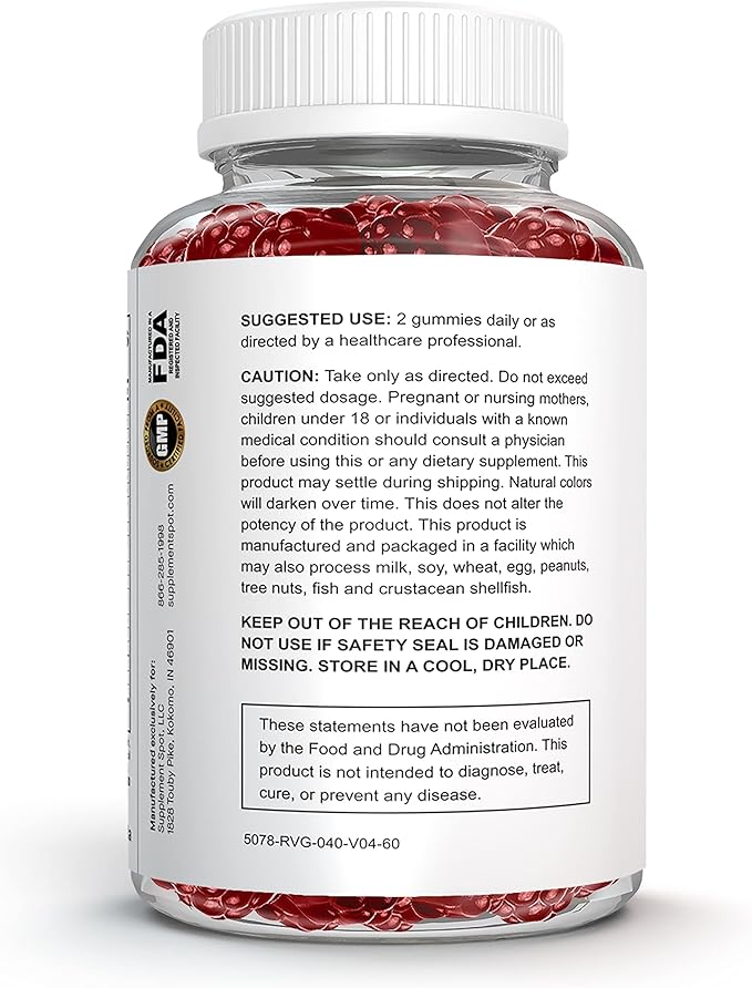 Hair Skin and Nails Vitamins 6000 mcg Biotin Gummies w/Collagen Passion Fruit Flavored Hair Vitamins Gluten Free Collagen Supplements (60 Count)
