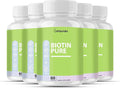 Biotin Pure for Hair Skin &amp Nails Vitamins High Potency Biotin Collagen and Antioxidant Complex 60 Capsules for Growth and Glow (5)