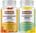 Magnesium Glycinate Gummies Calcium Citrate Gummies for Kids &amp Adults Bone Support