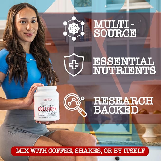 Multi-Source Collagen Promotes Hair Skin and Nail Health (Chocolate Peanut Butter)