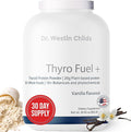 Dr. Westin Childs Thyro Fuel+ | Pea Protein Powder for Women | Thyroid Digestion &amp Muscle Support - Low Carb Calorie Non-GMO | Naturally Sweetened Vanilla Gluten Dairy &amp Soy Free - 30 Se