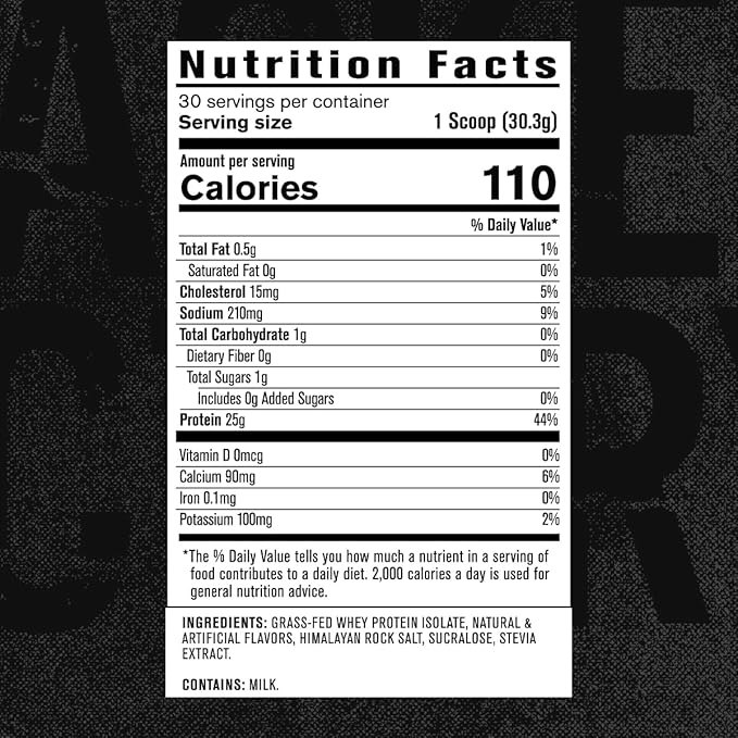Jacked Factory Authentic ISO Grass Fed Whey Protein Isolate Powder - Low Carb Non-GMO Muscle Building Protein (30 Servings Vanilla) Creatine Monohydrate Powder (30 Servings Unflavored)