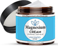 Unscented Magnesium Lotion Topical Magnesium Cream for Sleep Leg Cramps &amp Pain Muscle Relaxation Calm Moisturizing Supplement with Coconut Oil Shea Butter