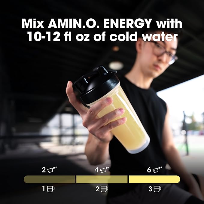 Optimum Nutrition Amino Energy Powder Plus Focus with BCAA Electrolytes and Caffeine Sunkissed Citrus 65 Servings (Packaging May Vary)