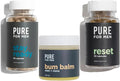 Pure for Men Stay Ready Fiber (120 Count) Bum Balm &amp Reset (30 Count) Bundle