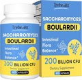 Saccharomyces Boulardii Probiotics 200 Billion CFUs Clinically-Studied Probiotic for Women &amp Men Yeast for Intestinal Gut Immune &amp Digestive Health Acid Resistant &amp Shelf-Stable 60 Da