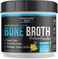 Intentionally Bare Bone Broth Protein Powder Vanilla - Grass Fed Protein Powder with Multi Collagen Peptides Type 1 2 and 3 - Dairy Free Bone Broth Powder for Skin Gut and Joint - 20 Servings