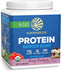 Sunwarrior - Warrior Blend Plant Based Raw Vegan Protein Powder with Peas &amp Hemp Berry 13.2 Ounce (Pack of 1)