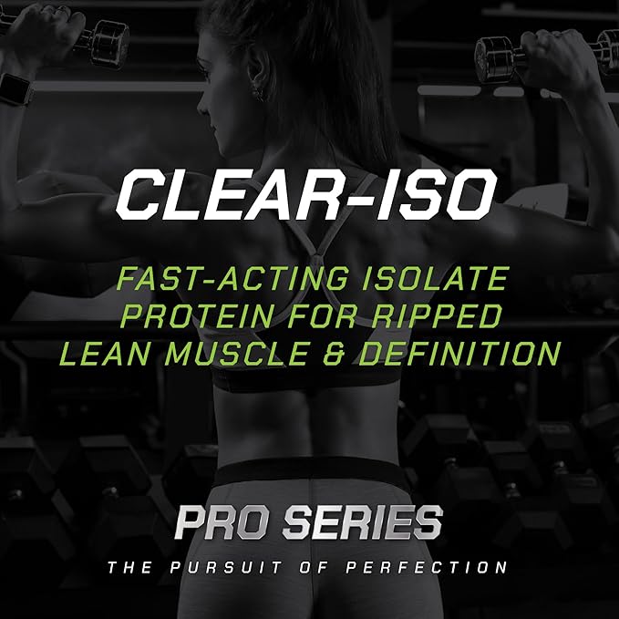 Muscle Pharm Pro Series Clear-ISO a Whey Protein Isolate Powder a Cherry Slush (20 Servings)
