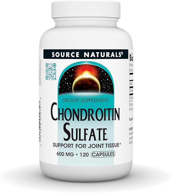 Source Naturals Chondroitin Sulfate Support for Joint Tissue* - 600 mg 120 Capsules