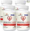 Ubiquinol CoQ10-600mg-Softgel Active Form of Coq10 Ubiquinol Supplement with Vitamin E &amp Omega 3 6 9 High Absorption-Coenzyme-Q10 Powerful Antioxidant for Energy Production 240 Count