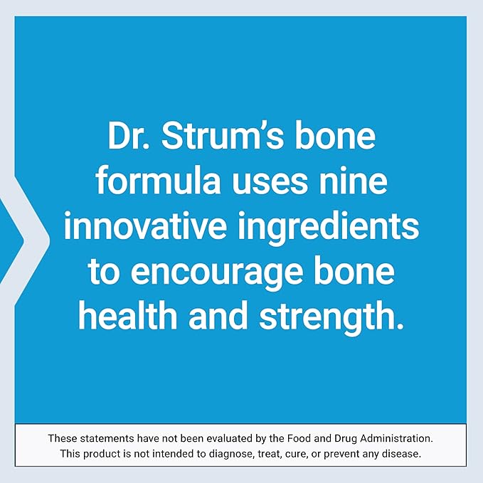 Life Extension Dr. Strum's Intensive Bone Formula Cissus quadrangularis Calcium Vitamin D3 K2 Magnesium zinc Potassium Boron Bone Health Support Formula Gluten Free Non-GMO 300 Capsules