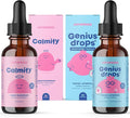 JoySpring Magnesium Citrate Liquid &amp Magnesium Glycinate and Genius Drops Smartberry Vanilla for Kids