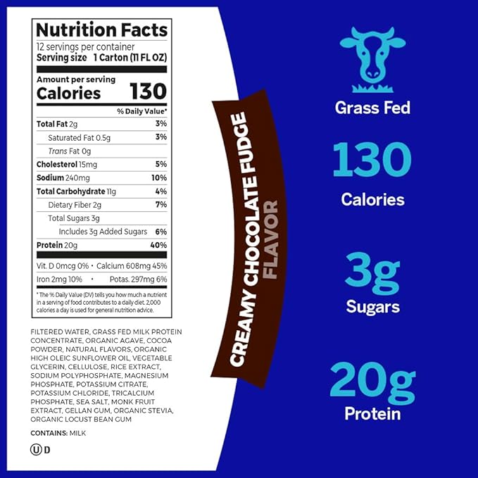 Orgain Grass Fed Hydrolyzed Collagen Peptides Protein Powder - Paleo &amp Keto Friendly Amino Acid Supplement Pasture Raised &amp Grass Fed Clean Protein Shake Creamy Chocolate Fudge - Meal Repla