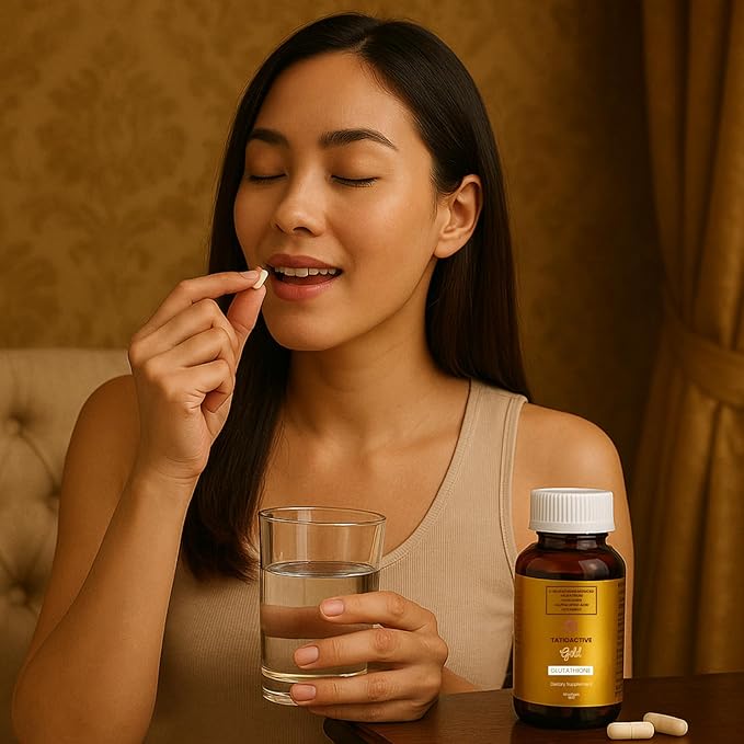 New Gold Glutathione 1800mg with Collagen Stem Cell ALA &amp Vitamin C – 60 Softgels | Skin &amp Antioxidant Support | High Absorption Formula for Radiance &amp Recovery