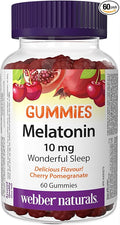 Webber Naturals Melatonin 10 Mg Gummy 60 Count