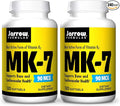 Jarrow Formulas MK-7 90 mcg - 120 Softgels Pack of 2 - Superior Vitamin K Product for Building Strong Bones - Supports Heart &amp Cardiovascular Health - 240 Total Servings
