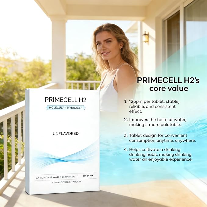 Molecular Hydrogen Water Tablets with Magnesium Hydrogen Tablets for Drinking Water Antioxidant and Cellular Health Support H2 Molecular Tabs 30 Tablets