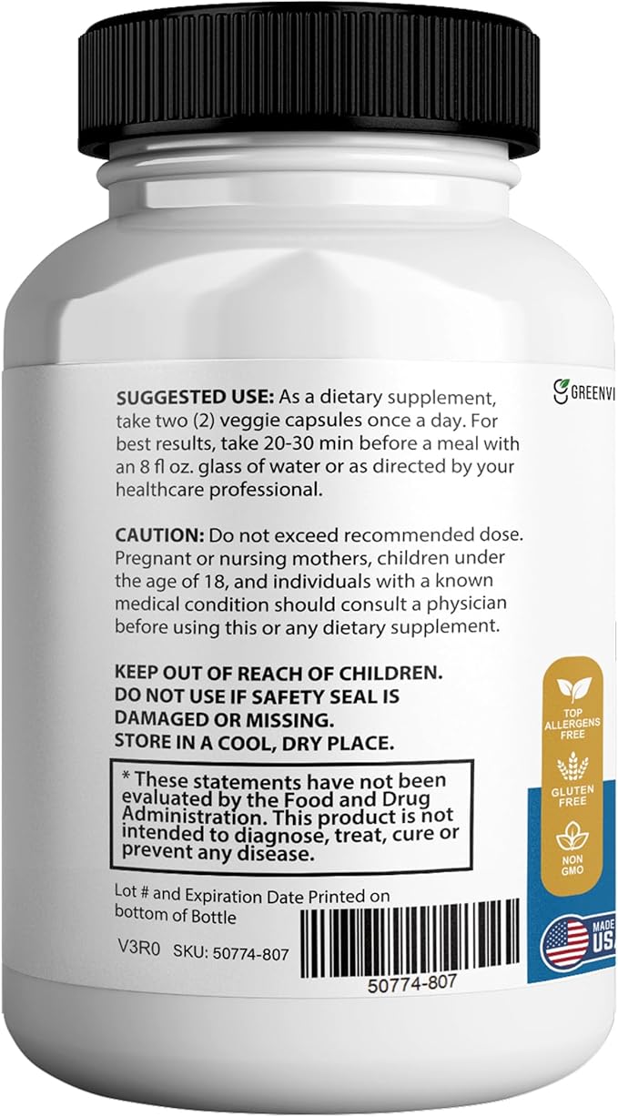 Reticlear Max Eye Health Supplement 60 Capsules Vision Support with 24 Natural Ingredients 30 Day Supply (5)