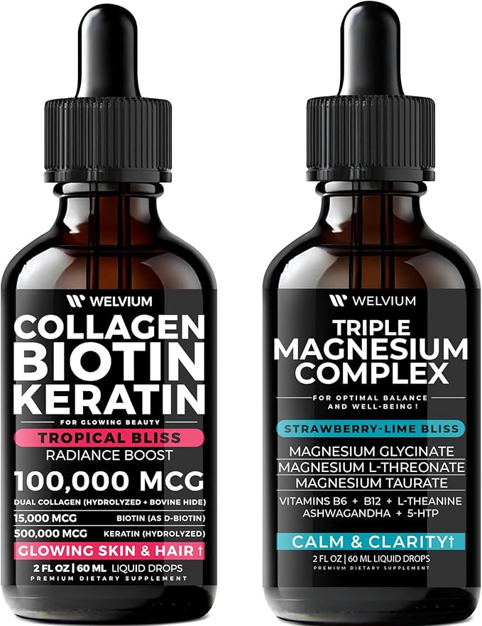 Biotin Collagen + Triple Magnesium – Beauty Combo
