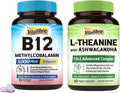 Vitamin B12 Sublingual 5000 mcg 90 Tablets and L-Theanine 200mg 60 Caps