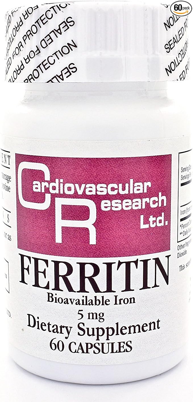 Ferritin Fe 5 mg 60 caps [Health and Beauty]