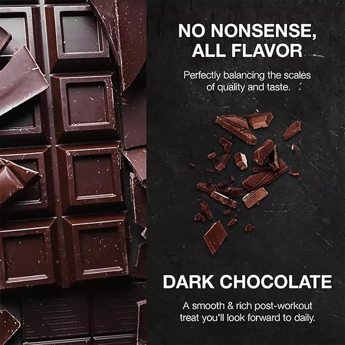 RAW 25g Grass-Fed Whey Isolate Protein Powder Dark Chocolate Flavor 25 Servings
