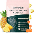 Nutrition Feminine Gummies Premium Feminine Balance Gummies for Women Health Hawaiian Pineapple Flavor Vegan Gluten Free 60 Gummies 30 Servings