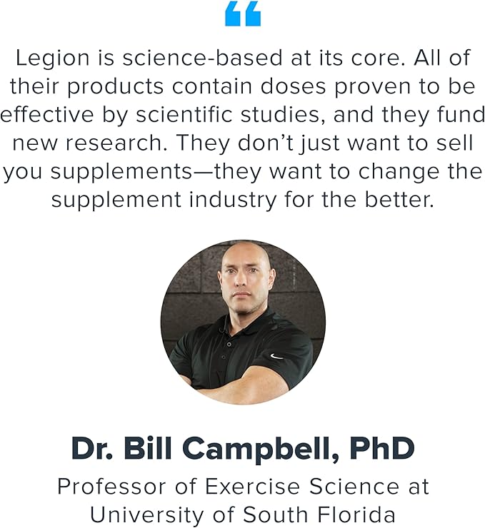 LEGION Vitamin B-Complex (120 Capsules) - Vitamin B Complex with Choline and Inositol Supports Mood &amp Liver Function - Vegan B Complex Vitamins Support Energy Metabolism &amp Muscle Function