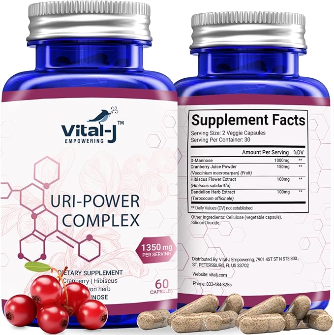 Ultimate Detox &amp Cleanse Duo: Liver Power + URI-Power Complex W/Milk Thistle Artichoke Beetroot D-mannose Cranberry and More.