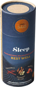 JAMUSEHATI Jamu Sleep Drink Mix Natural Superfoods Blend from Bali Containing Ginger Nutmeg Cinnamon and Star Anise Cylinder (300g)