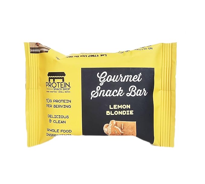 Gourmet Protein Brownie &amp Blondie Bars | High Protein Gluten-Free Honey-Sweetened No Seed Oils or Preservatives – Protein Snack Shop (12 Lemon Blondie)
