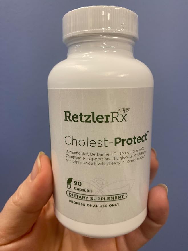 HormoneSynergy Cholest Protect - Citrus Bergamot - Bergamonte® Berberine and Curcumin C3 Complex® 90 Capsules Dietary Supplement by RetzlerRx®