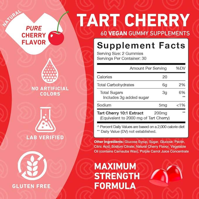 PUREFINITY Tart Cherry and Magnesium Gummies Bundle (Uric Acid Flush &amp Cleanse with Magnesium Support)